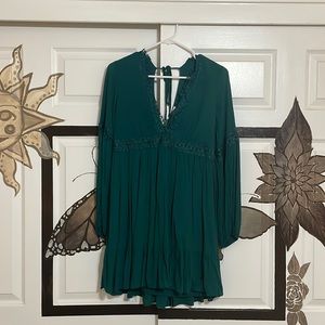 Turquoise Alya Mini Dress